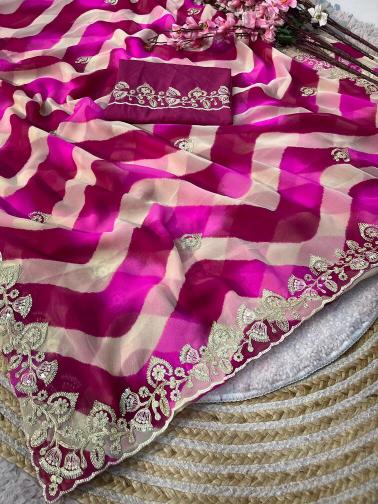 Vinayak multicoloured lehriya saree wholesale online shopping clothes